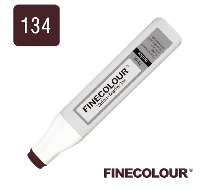 Заправка для маркеров Finecolour Refill Ink 134 темно фиолетовый E134