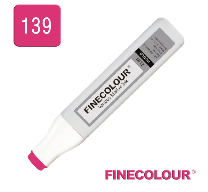 Заправка для маркера Finecolour Refill Ink 139 глибокий малиновий RV139