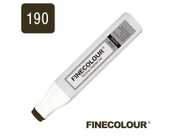 Заправка для маркеров Finecolour Refill Ink 190 угольный черный 190