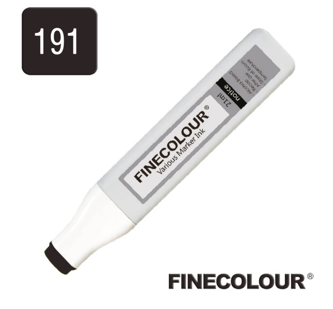Заправка для маркеров Finecolour Refill Ink 191 черный 191