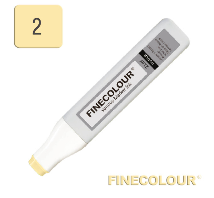Заправка для маркера Finecolour Refill Ink 002 колір кукурудзи Y2