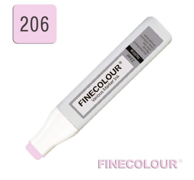 Заправка для маркеров Finecolour Refill Ink 206 бегония V206