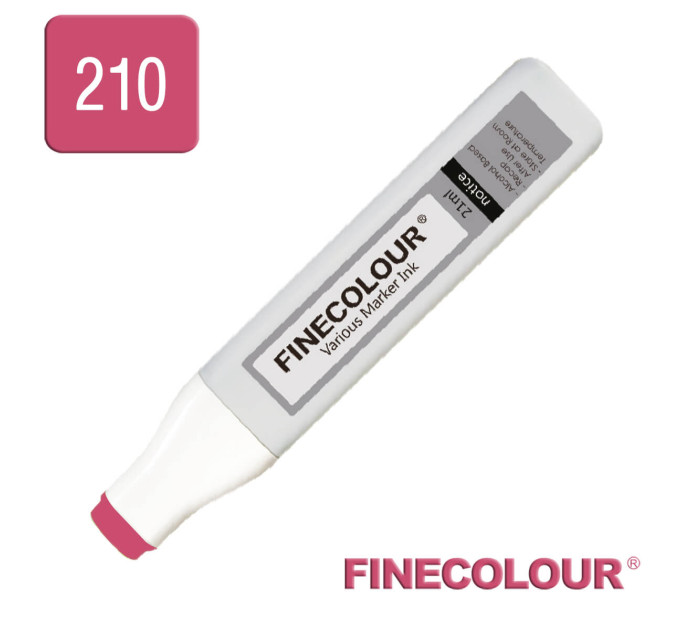 Заправка для маркеров Finecolour Refill Ink 210 гранат R210