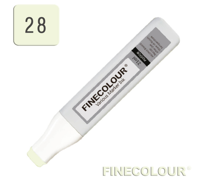 Заправка для маркеров Finecolour Refill Ink 028 прессованный лист YG28