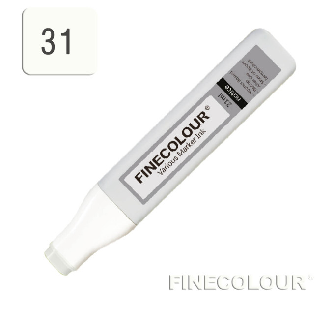 Заправка для маркеров Finecolour Refill Ink 031 белый воск YG31