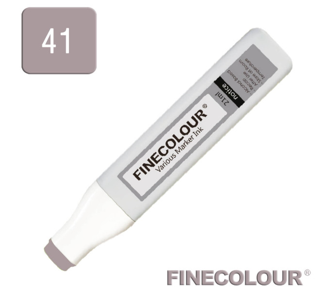 Заправка для маркера Finecolour Refill Ink 041 пурпурно-сірий №7 PG41