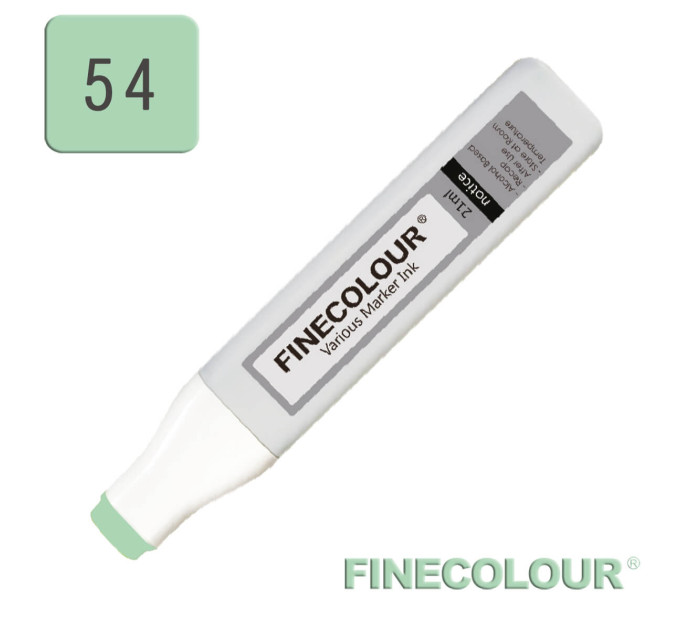 Заправка для маркеров Finecolour Refill Ink 054 зеленый луг G54
