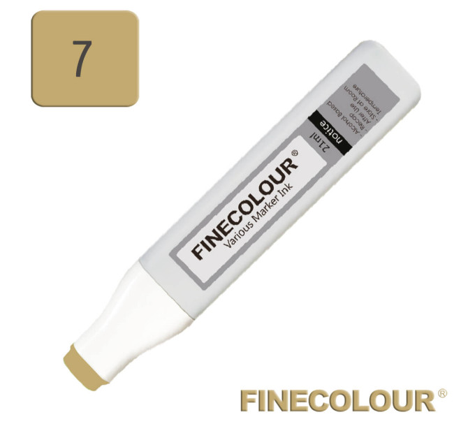 Заправка для маркера Finecolour Refill Ink 007 темний золотистий YG7