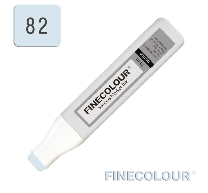 Заправка для маркеров Finecolour Refill Ink 082 холодный оттенок океана BG82