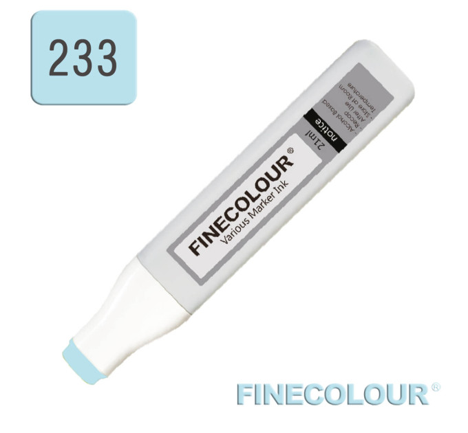 Заправка для маркеров Finecolour Refill Ink 233 бледная бирюза BG233