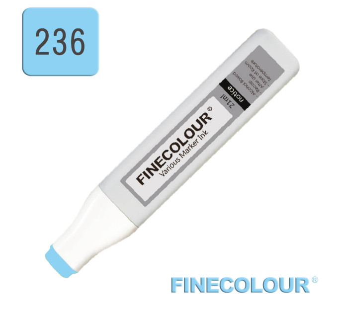 Заправка для маркеров Finecolour Refill Ink 236 обработанный синий B236