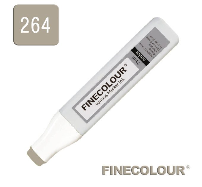 Заправка для маркеров Finecolour Refill Ink 264 желтовато-серый №6 YG264