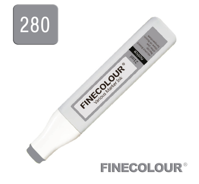 Заправка для маркеров Finecolour Refill Ink 280 нейтральный серый №7 NG280