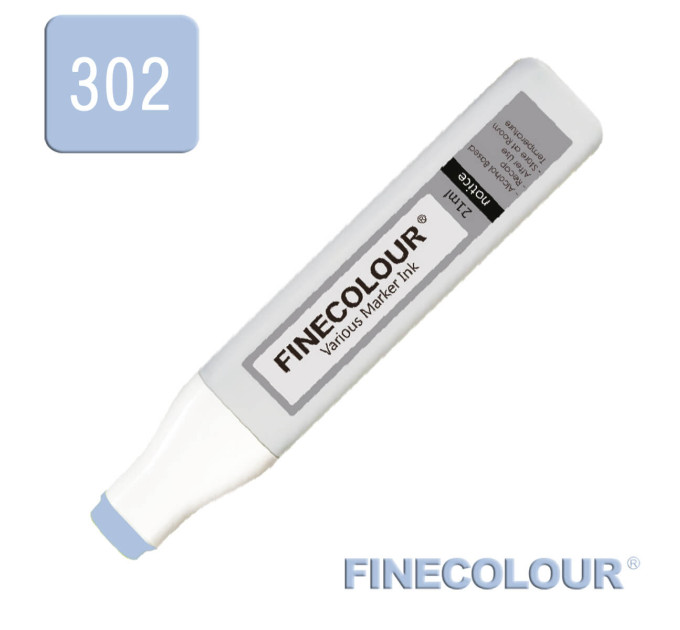 Заправка для маркеров Finecolour Refill Ink 302 синий марганец B302