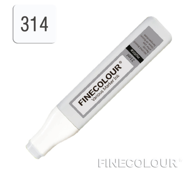 Заправка для маркеров Finecolour Refill Ink 314 резкий серый №0 CG314