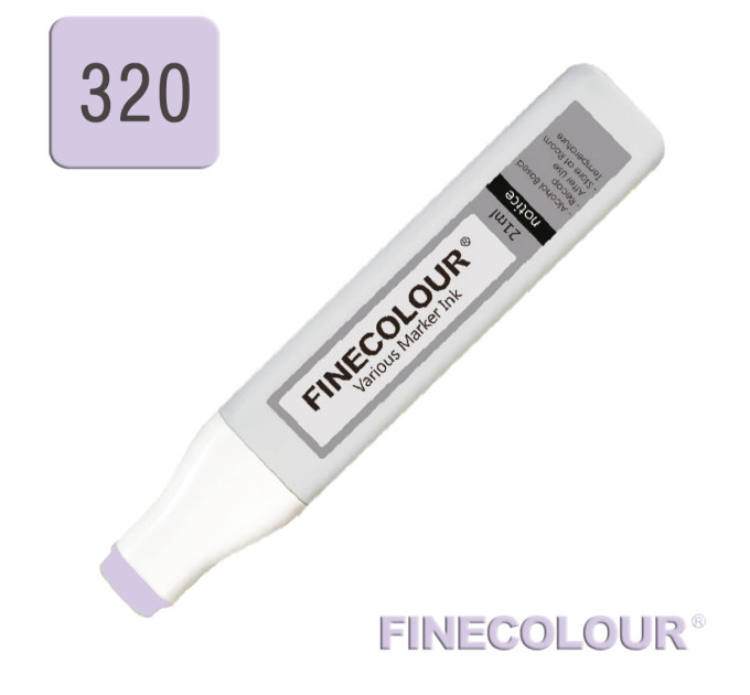 Заправка для маркеров Finecolour Refill Ink 320 мягкий фиолетовый BV320