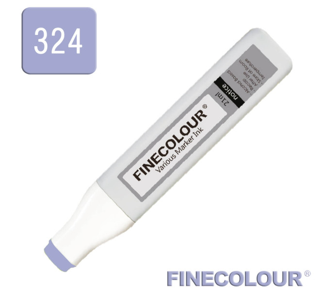 Заправка для маркеров Finecolour Refill Ink 324 темно-красновато-синий B324