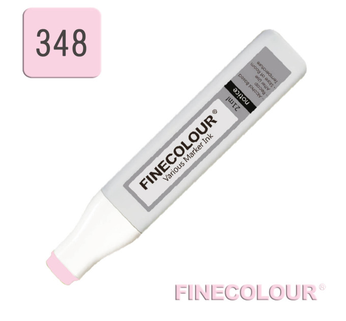 Заправка для маркеров Finecolour Refill Ink 348 чистый розовый R348