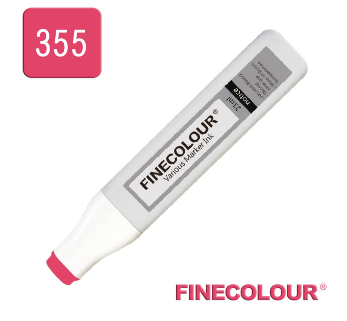 Заправка для маркеров Finecolour Refill Ink 355 красная помада R355