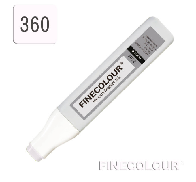Заправка для маркеров Finecolour Refill Ink 360 розовато-белый R360