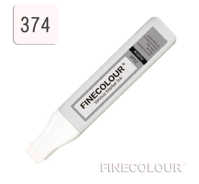 Заправка для маркера Finecolour Refill Ink 374 блідо-рожевий R374
