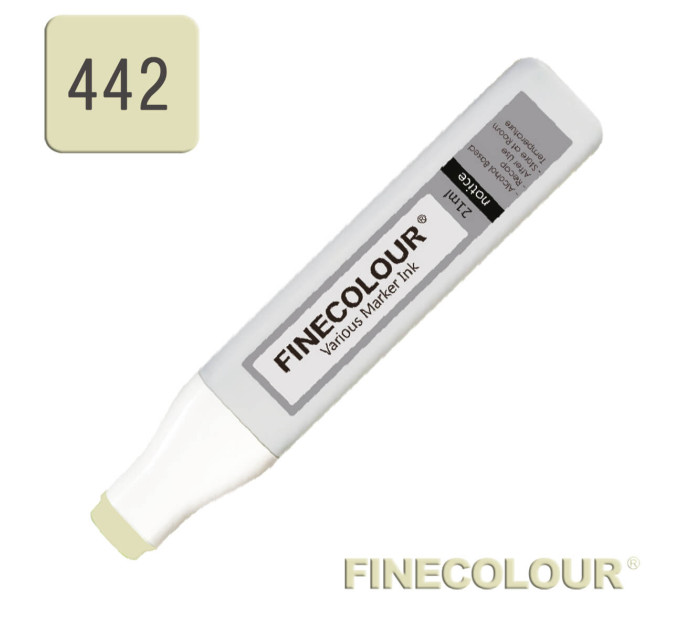 Заправка для маркера Finecolour Refill Ink 442 сірувато-жовтий YG442