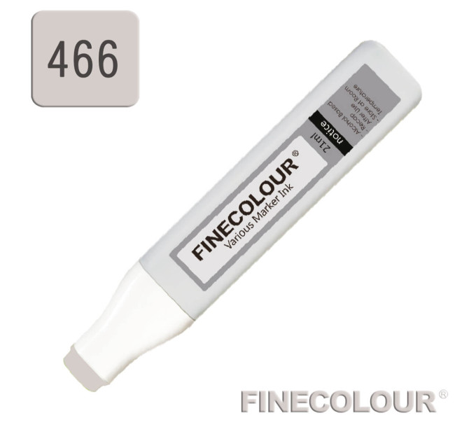 Заправка для маркера Finecolour Refill Ink 466 теплий сірий №4 WG466
