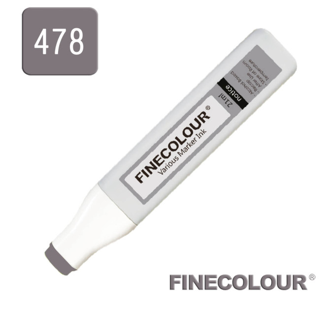 Заправка для маркеров Finecolour Refill Ink 478 оттеночный серый №7 SG478