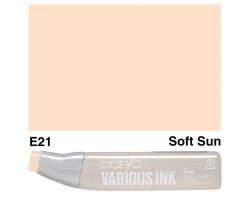 Чернила Copic E-21 Soft Sun (Телесно-розовый) 12 мл