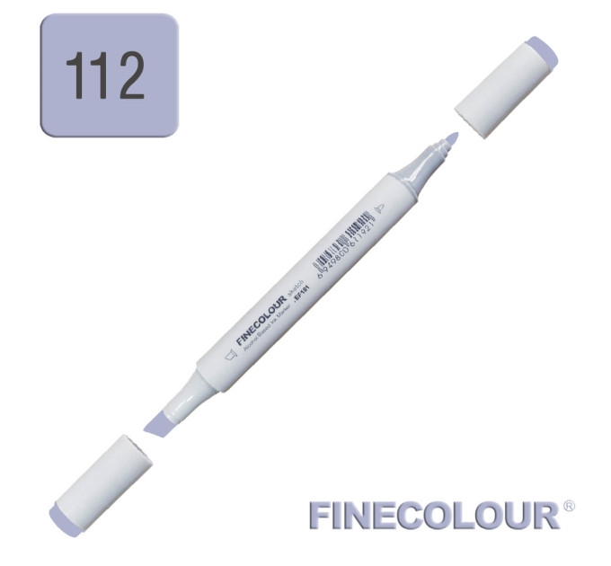 Маркер спиртовой Finecolour Junior 112 серовато-синий B112