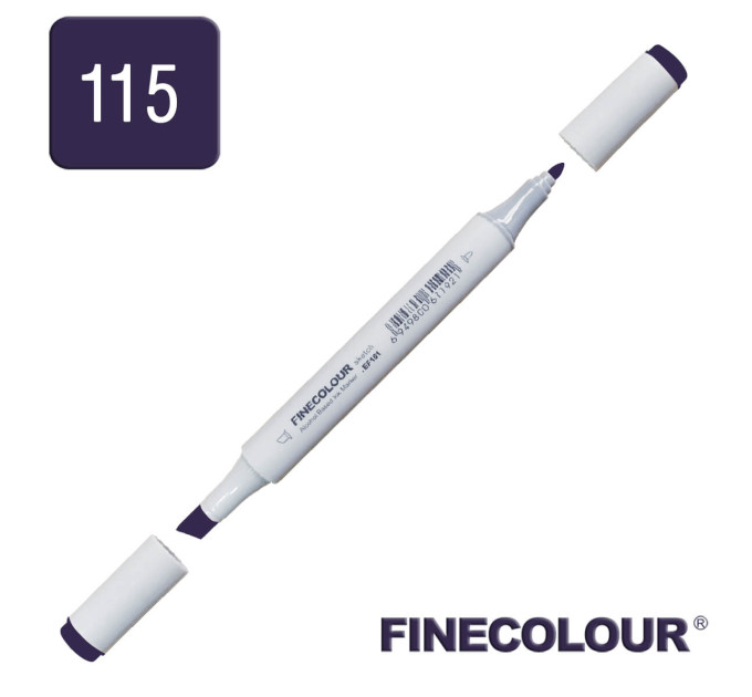 Маркер спиртовой Finecolour Junior 115 пигментированный фиолетовый B115