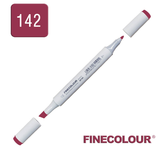 Маркер спиртовой Finecolour Junior 142 темно-бордовый R142