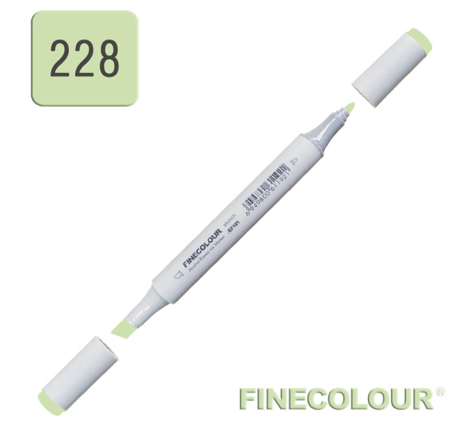 Маркер спиртовий Finecolour Junior 228 кислотний зелений YG228