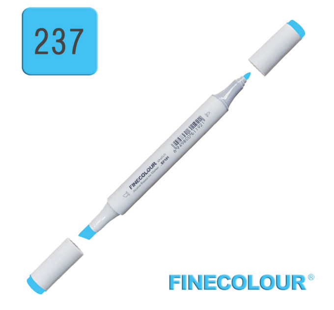 Маркер спиртовой Finecolour Junior 237 голубой цианин B237