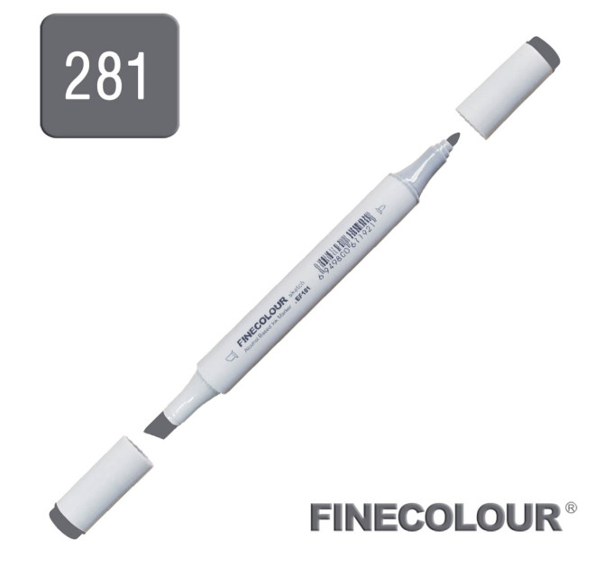 Маркер спиртовой Finecolour Junior 281 нейтральный серый №8 NG281