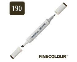 Маркер спиртовой Finecolour Sketchmarker 190 угольный черный 190