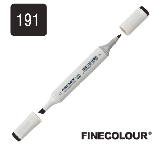 Маркер спиртовий Finecolour Sketchmarker 191 чорний 191