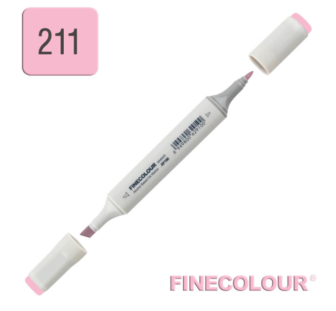 Маркер спиртовой Finecolour Sketchmarker 211 нежный розовый RV211