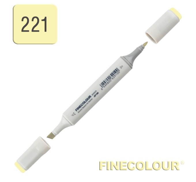 Маркер спиртовой Finecolour Sketchmarker 221 бледно-желтый лимон YG221