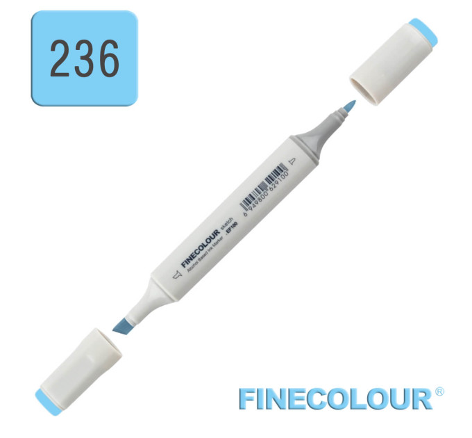 Маркер спиртовий Finecolour Sketchmarker 236, оброблений синій B236
