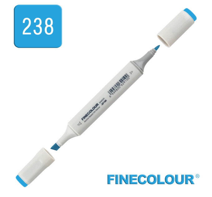 Маркер спиртовой Finecolour Sketchmarker 238 голубой павлин B238