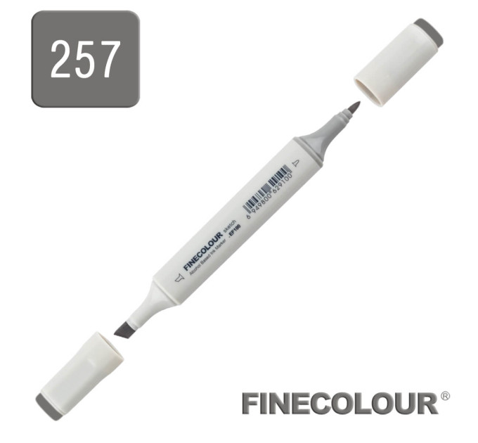 Маркер спиртовий Finecolour Sketchmarker 257 сірий тонер №8 TG257