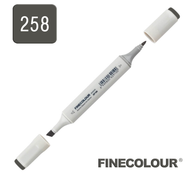 Маркер спиртовий Finecolour Sketchmarker 258 сірий тонер №10 TG258
