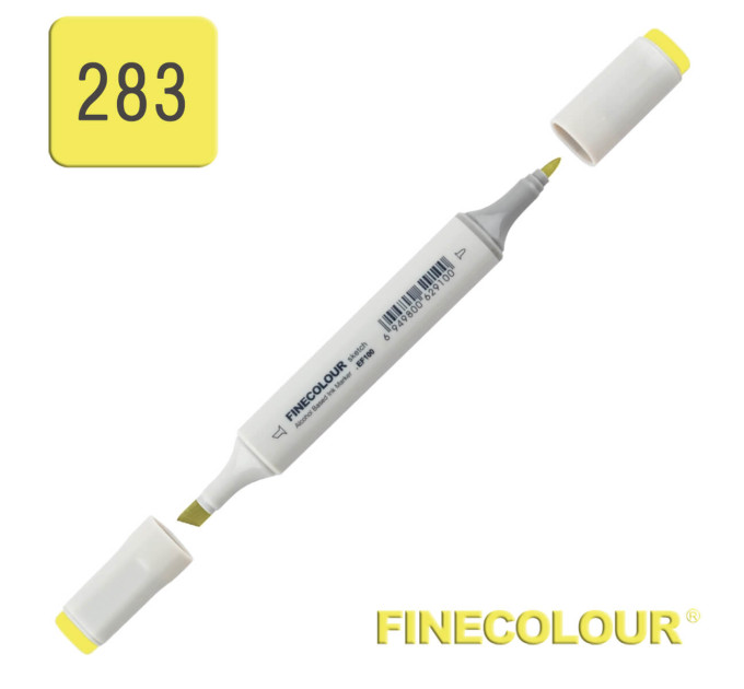 Маркер спиртовой Finecolour Sketchmarker 283 флуоресцентный желтый FY283