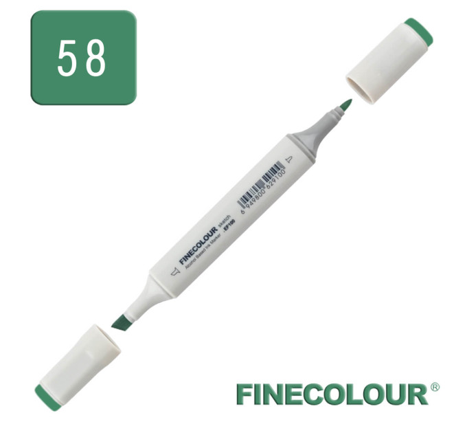 Маркер спиртовий Finecolour Sketchmarker 058 зелений холі G58