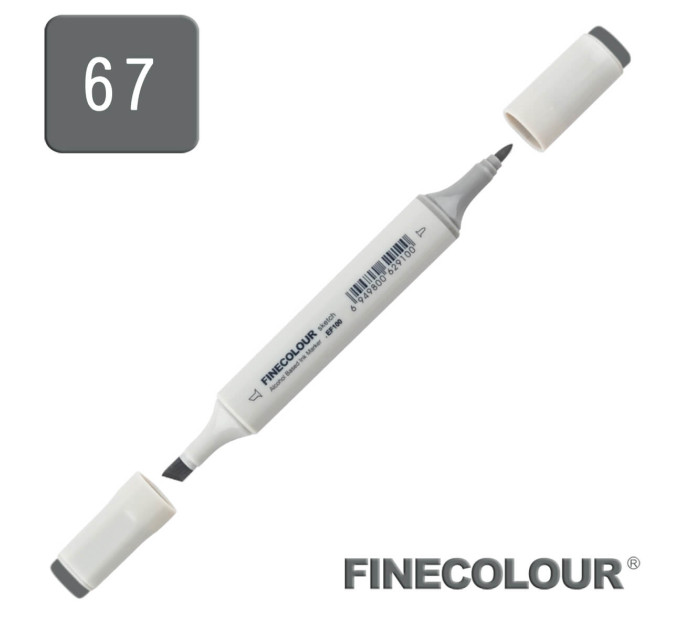 Маркер спиртовий Finecolour Sketchmarker 067 сіро-зелений №8 GG67
