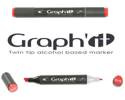 Маркер Graphit двосторонній Кремовий арт GI01210-foto2