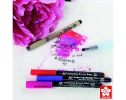 Набор маркеров Koi Coloring Brush Pen, 12 шт Sakura-foto3