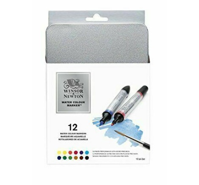 Маркери аквареллю Winsor Newton Wotercolor Markers Set, 12 шт 290001