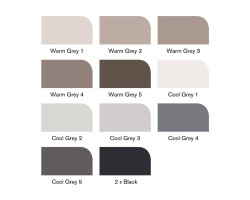 Набор маркеров Winsor Newton, BrushMarker 12 шт. СЕРЫЕ ОТТЕНКИ-foto2